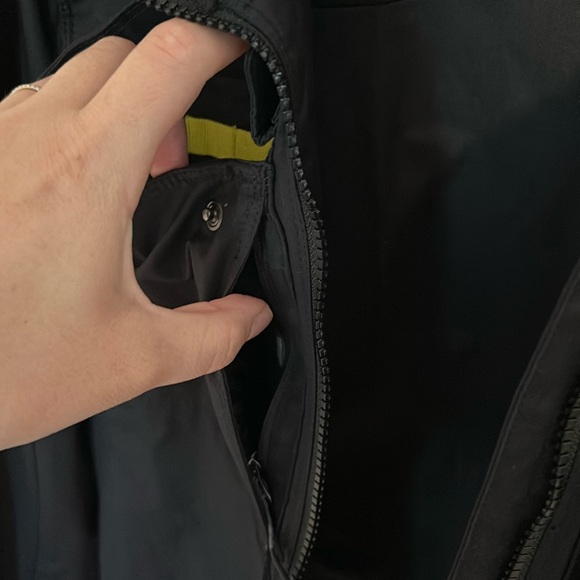 Eddie Bauer black travel raincoat jacket black medium - Picture 3 of 16